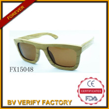 Alibaba Trade Assurance 2015 place lunettes de soleil en bois (FX15048)